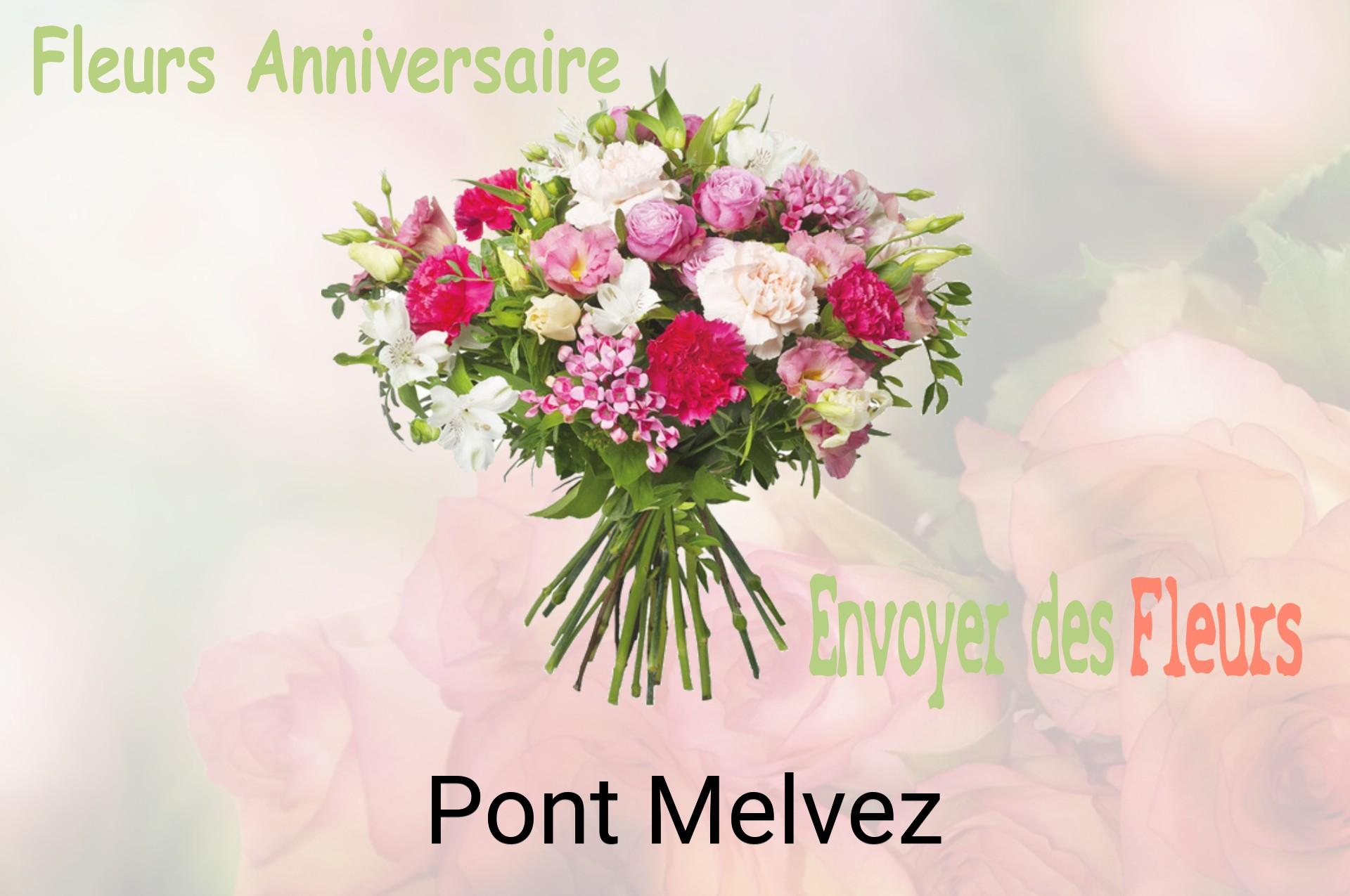 Bouquet de fleurs d’anniversaire livré à Pont-Melvez